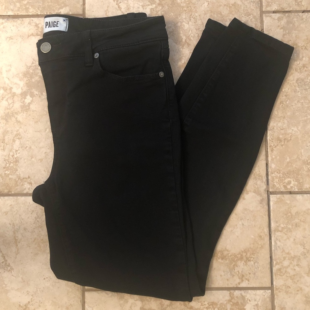 PAIGE Black Ultra Skinny Jeans